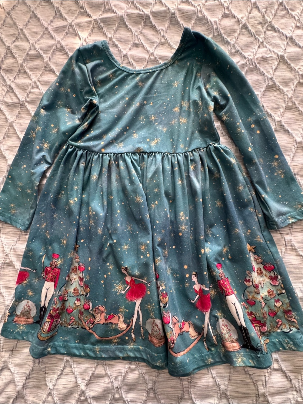 Kids Teal Nutcracker Ballet Dress